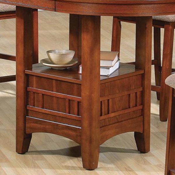 Empire Oak Counter Height Dining Table Pedestal Base Carthage Furniture
